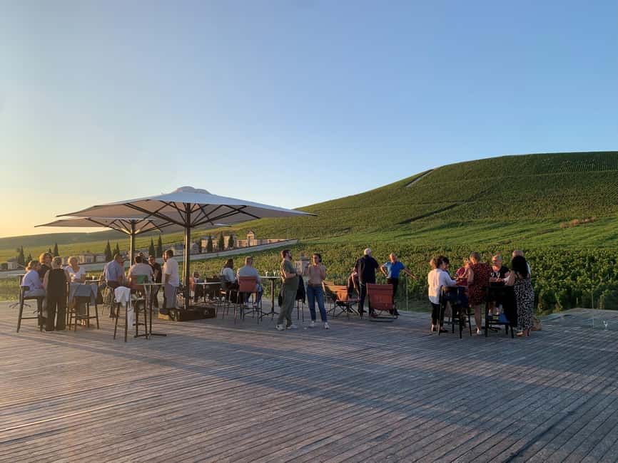 Aÿ-Champagne: Pressoria Champagne Museum with Tasting - The tasting on the vineyard side