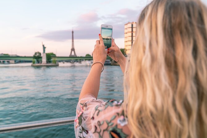 Bateaux Mouches Sightseeing Cruise on the Seine River in Paris - Pont Neuf and the classic Paris bridge view