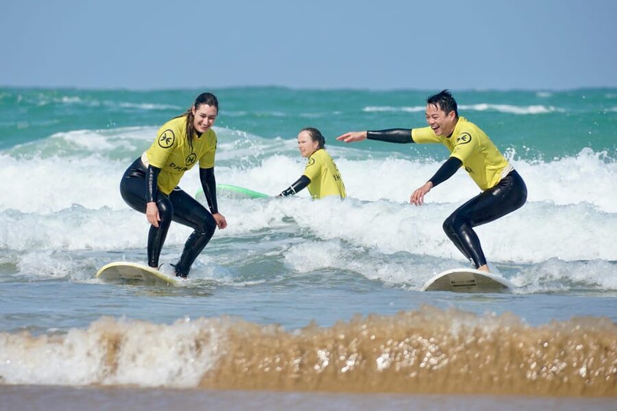 Biarritz: 1.5-Hour Group Surf Lesson - From beach warm-up to first wave