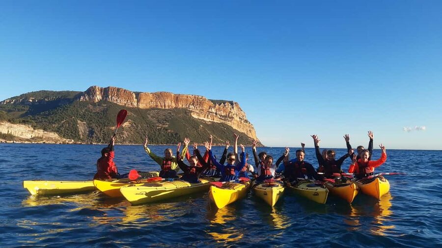 Cassis: Calanques National Park Sea Kayaking Tour - Swimming, sea caves, and the natural setting