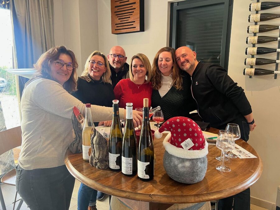 Cellar visit and Alsace wine tasting with a feminine touch - Arriving at Domaine Gueth on the Alsace Wine Road