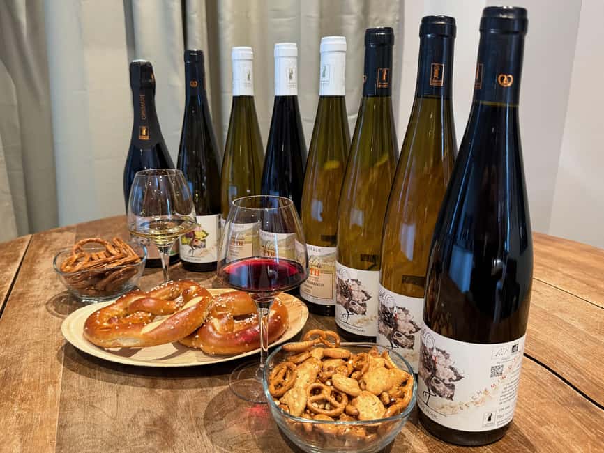Cellar visit and Alsace wine tasting with a feminine touch - Choosing seven wines from a list of more than 20