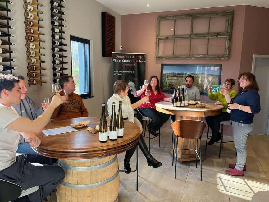 Cellar visit and Alsace wine tasting with a feminine touch - Pretzel, kougelhopf, and a small Alsace pause