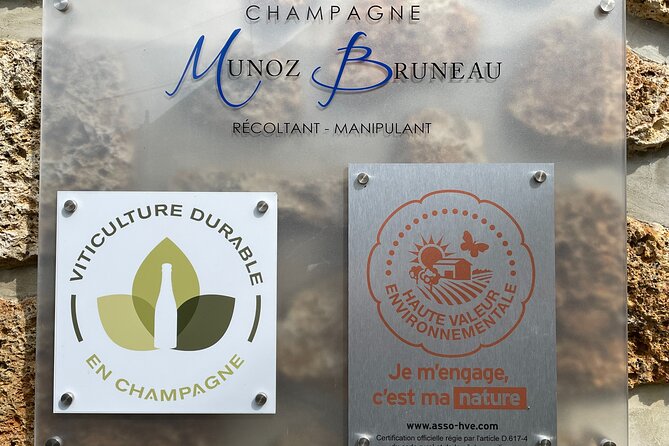 Champagne Munoz Bruneau : Half Day Visit and Tasting - Key points to know before booking