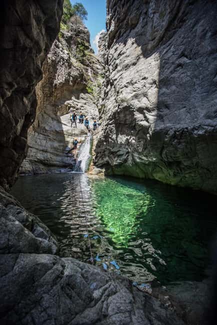 Corsica Richiusa Sporty Canyon Tour - The timing works well from Ajaccio, with one warning