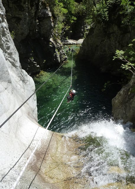 Corte Region: Fun Canyoning Verghellu - Pauline and the value of good guiding