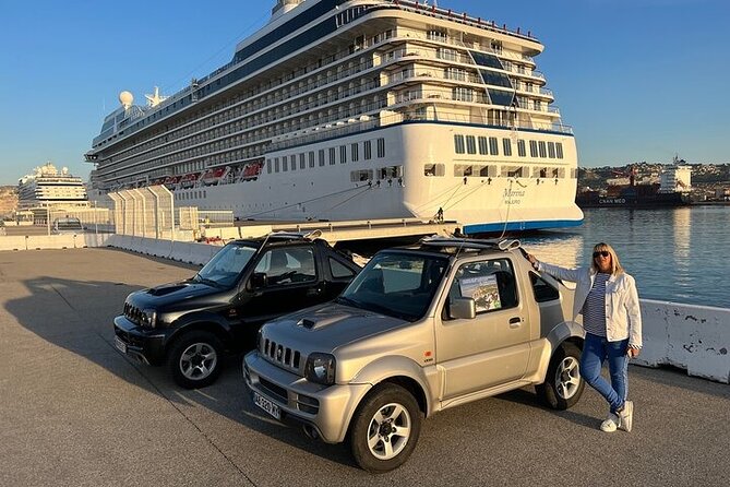 Drive by cabriolet from Marseille cruise port to cassis - Marseille’s landmarks on the return route