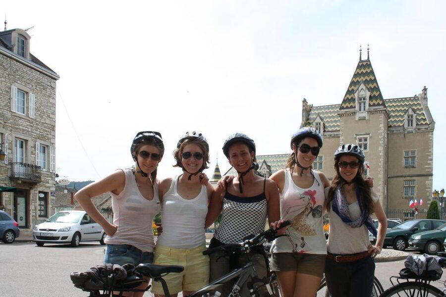 From Beaune: Full-Day Bicycle and Wine Tour in Burgundy - The downhill route to Puligny-Montrachet