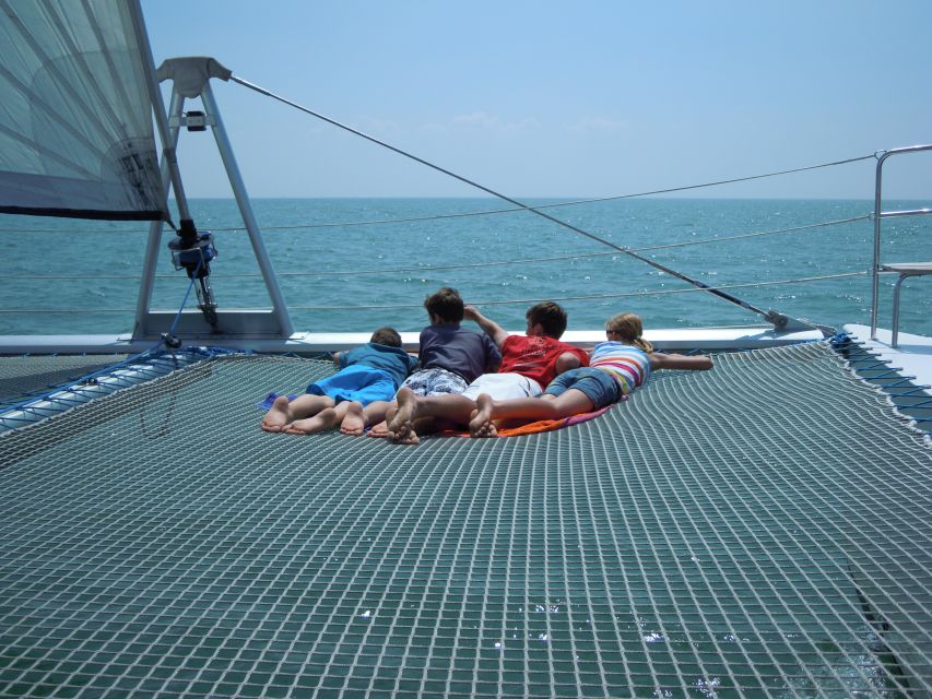 From La Rochelle: Sailing Cruise to Fort Boyard - The return trip on the forward trampolines