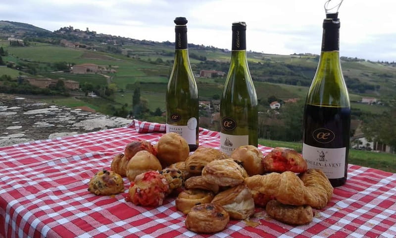 From Lyon: Golden Stones Beaujolais Wine Tasting Tour - Leaving Lyon in a small minivan