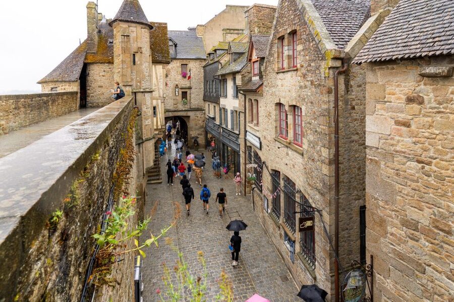 From Paris: Mont Saint Michel Day Trip with a Guide - Climbing through the medieval streets