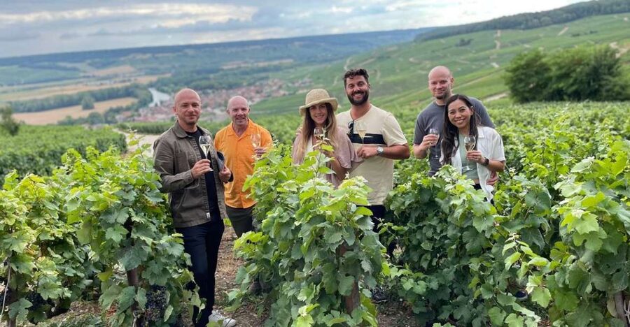 From Paris: Small-Group Champagne Tour with 3-Course Lunch - Épernay and the polished Champagne houses