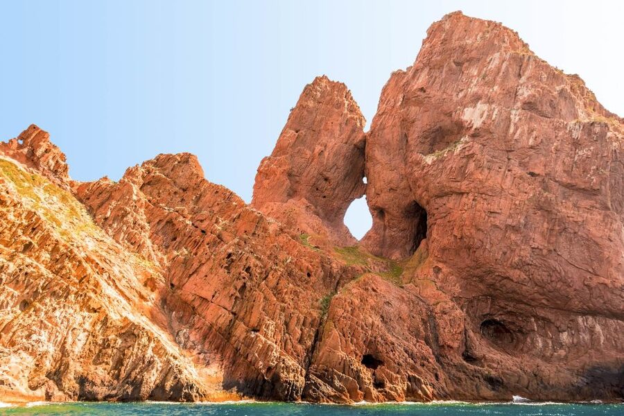 From Porto: Scandola & Girolata Tour by Boat - Elbu Bay and the clear Corsican sea
