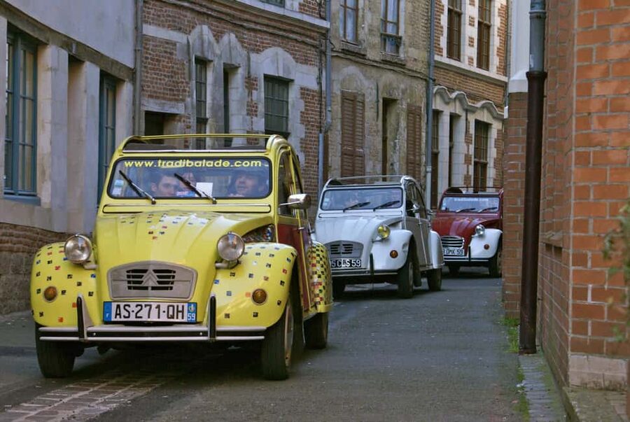 Lille Driving Tour by Convertible Citroen 2CV - Why a 2CV suits Lille so well