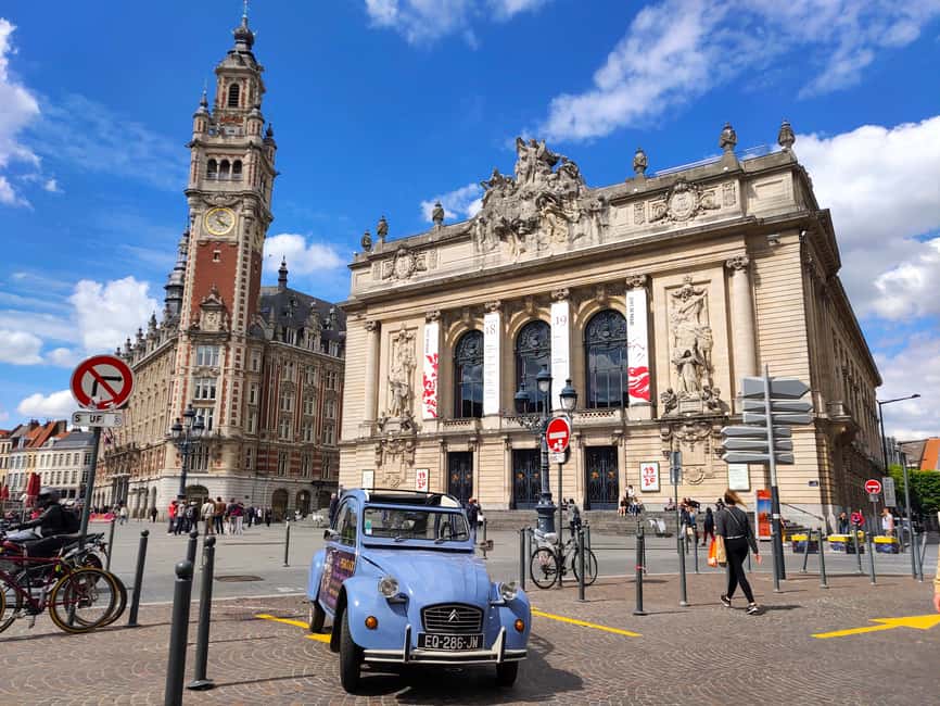 Lille Driving Tour by Convertible Citroen 2CV - Rolling through Lille’s old streets