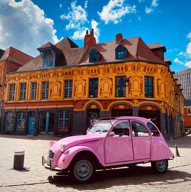 Lille Driving Tour by Convertible Citroen 2CV - Choosing 30, 60, or 90 minutes