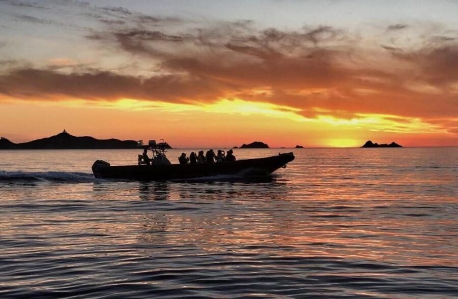 Magic Sanguinaires Sunset from Ajaccio/Porticcio – Aperitif - The Ajaccio and Porticcio departure choices