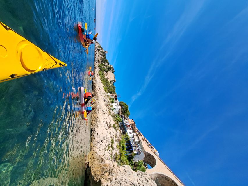 Marseille: Côte Bleue Calanques Half-Day Kayak Tour - The safety briefing and first paddle