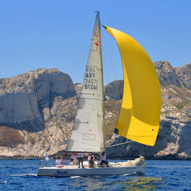 Marseille: Frioul Calanques Sailing Trip - The calanque swim and snorkeling stop
