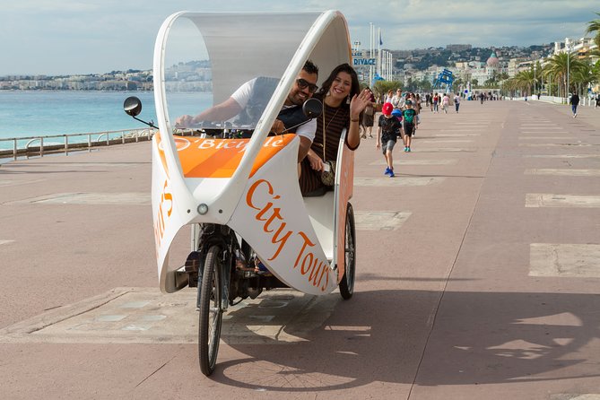 Nice: Visit of Nice by electrically assisted bike taxi 1 hour. - What the one-hour timing really means