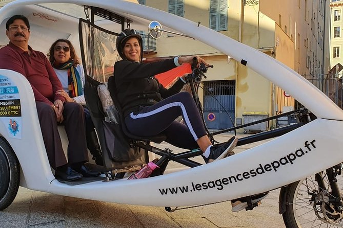 Nice: Visit of Nice by electrically assisted bike taxi 1 hour. - Old Nice, the Opera, and Cours Saleya