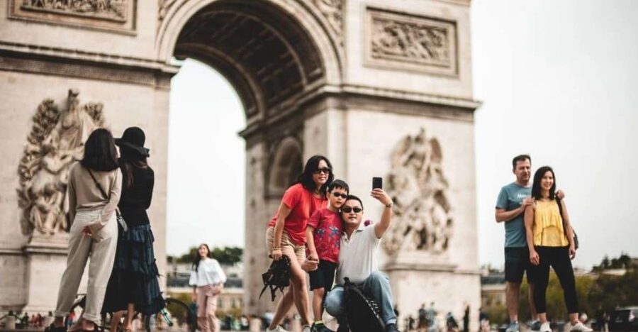 Paris: Arc de Triomphe Entry with Seine Cruise - The Arc de Triomphe view is the main event