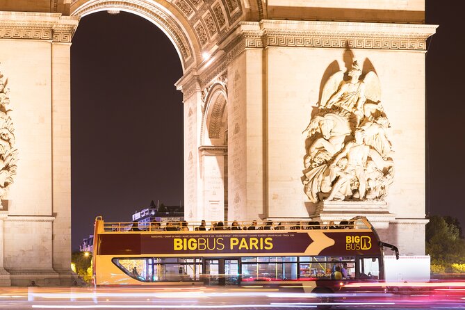 Paris Big Bus Open Top Panoramic Night Tour - A relaxed look at Paris after dark