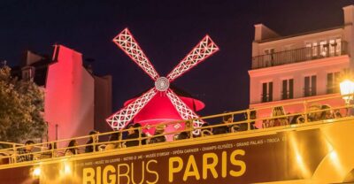 Paris: Big Bus Panoramic Night Tour by Open-Top Bus