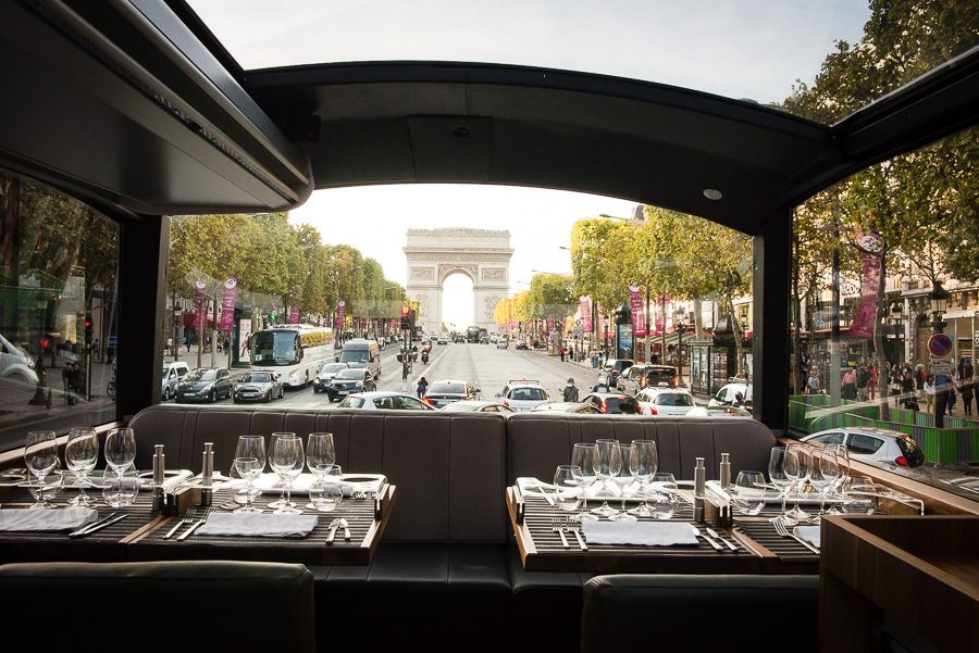 Paris: Bustronome Gourmet Lunch Tour on a Glass-Roof Bus - The real cost at $66