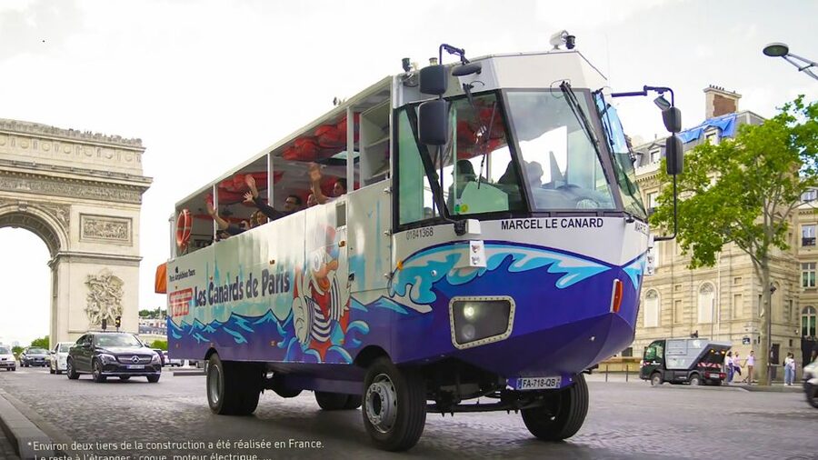 Paris: City and River Seine Tour on an Amphibious Bus - Key points to know before booking