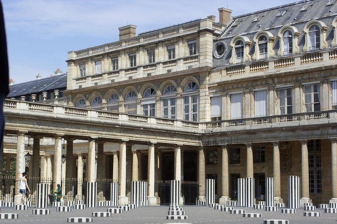 Paris City of Fashion History Private Guided Walking Tour - Palais Royal and the striped columns