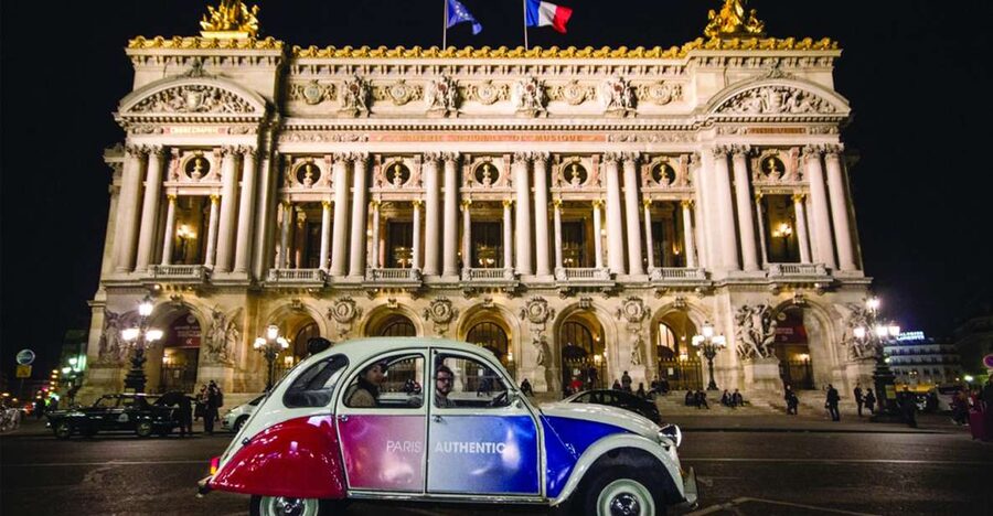 Paris: Discover Paris by Night in a Vintage Car with a Local - The ride from your hotel to the Champs Elysees