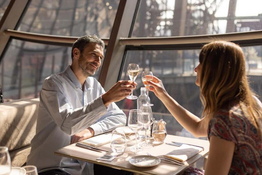 Paris: Eiffel Tower's Madame Brasserie 3-course lunch 12:00 - Why lunch inside the Eiffel Tower works so well