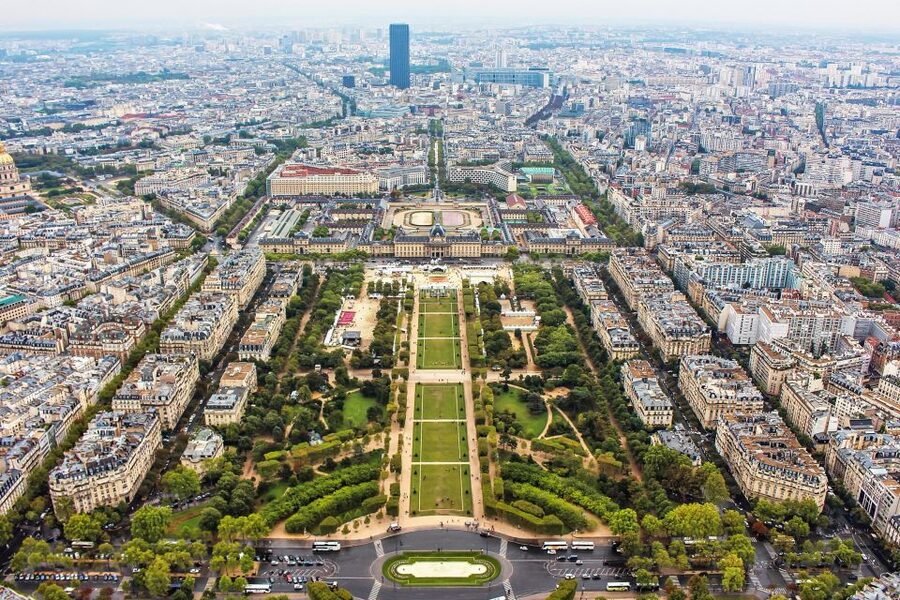 Paris: Eiffel Tower Stairs Climb to Level 2 & Summit Option - First Floor: The Glass Floor and the First Real View