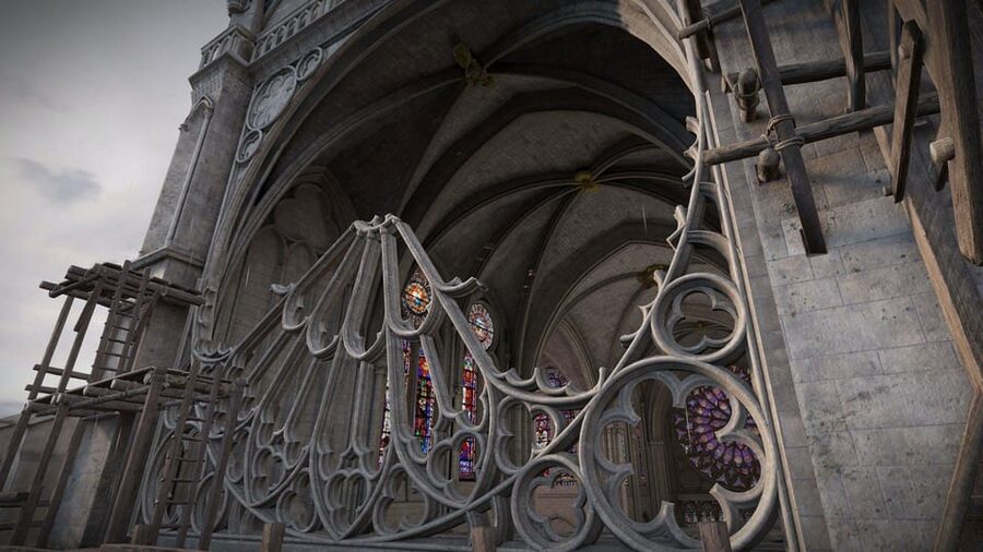 Paris: Eternal Notre-Dame VR Experience Ticket - From medieval building site to modern cathedral