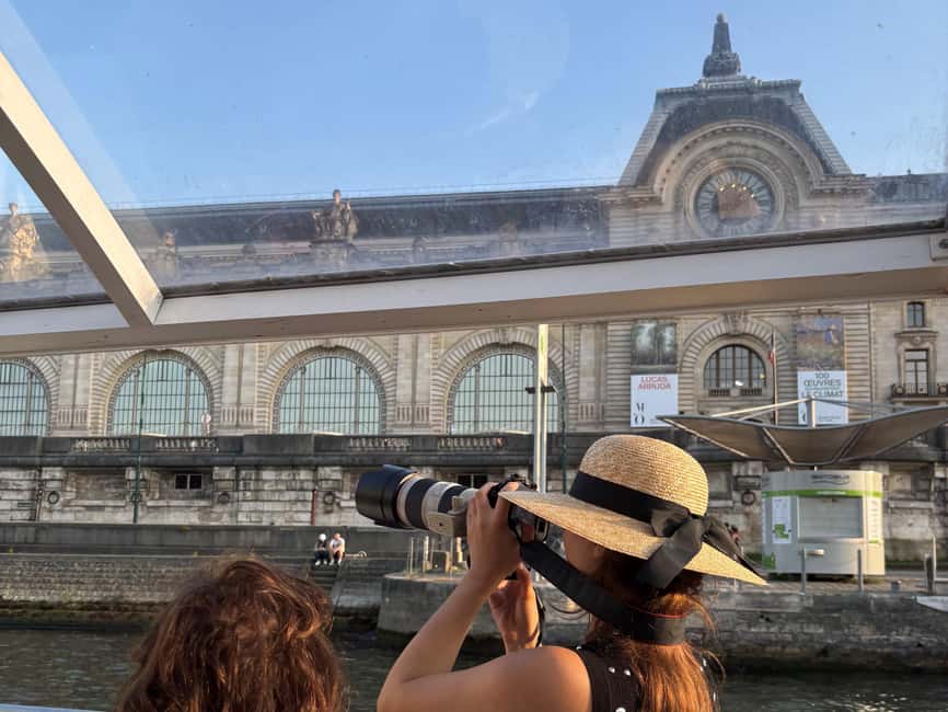 Paris: Hop-On Hop-Off Seine Cruise Pass with 9 Stops - Musée d’Orsay and the artistic left bank