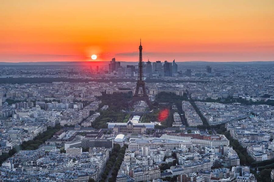 Paris: Montparnasse Tower Observation Deck Entry Ticket - Taking the stairs to the open rooftop
