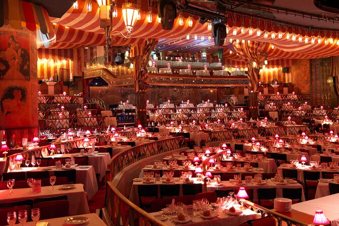 Paris Moulin Rouge 3-Courses Dinner with Wine and Show - Féerie: feathers, stairs, and the cancan