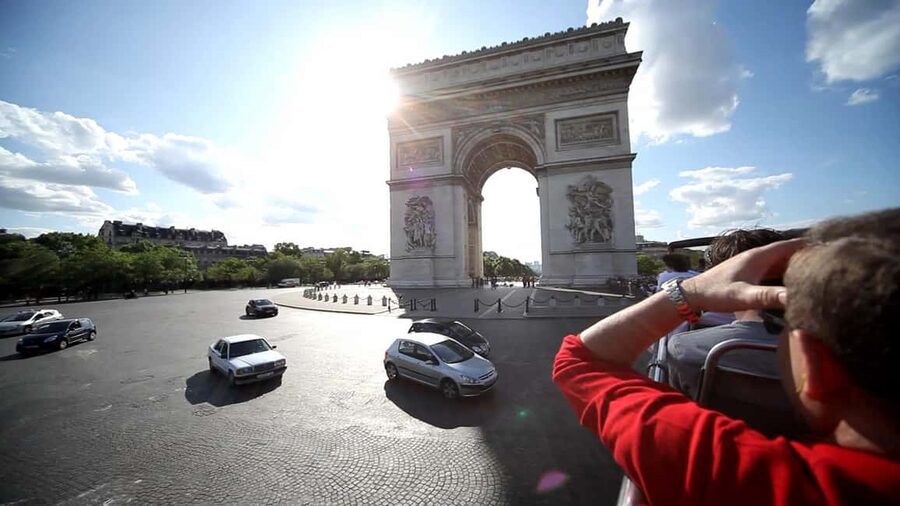 Paris: Openair Double Decker Bus Audio-Guided City Tour - Opera Garnier and the city’s grand center