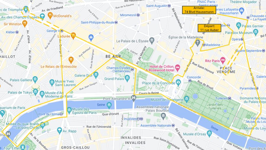 Paris: Tootbus Open-Top Christmas Bus Tour - From Boulevard des Capucines to Opera