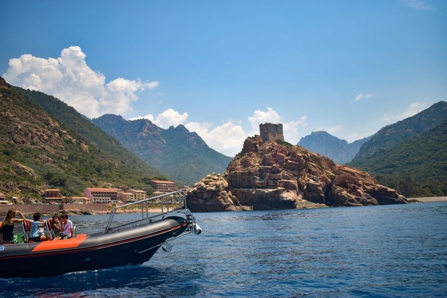 Porto: Scandola and Calanches of Piana Boat Trip - Entering Scandola Nature Reserve