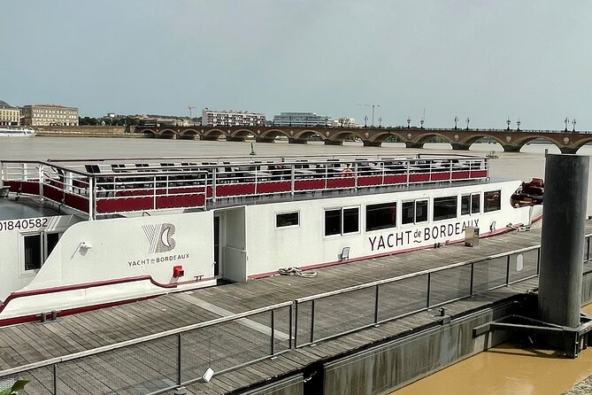 Prestige Commented Cruise glass of wine and Canelé in Bordeaux - Bordeaux’s UNESCO-listed center from the water