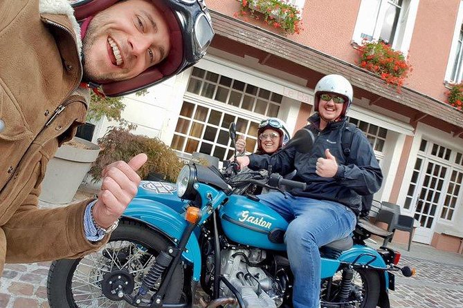 Private vintage sidecar tour of the D-Day Landing Beaches - Returning through Bayeux
