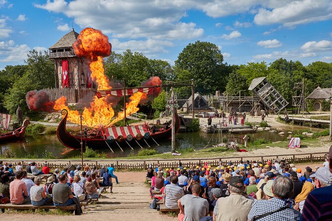 Puy du Fou Theme Park Multi Day Entrance Dated Ticket - Les Noces de Feu and the separate Cinéscénie