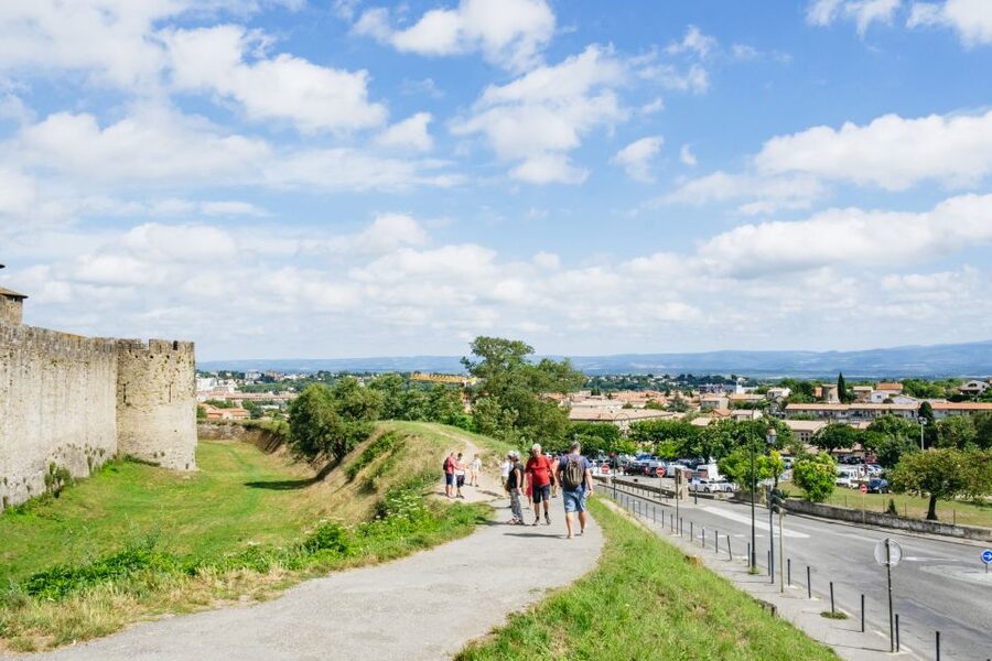 Toulouse: Carcassonne Day Trip by Coach with Audioguide - Saint Nazaire Basilica and the streets inside the walls
