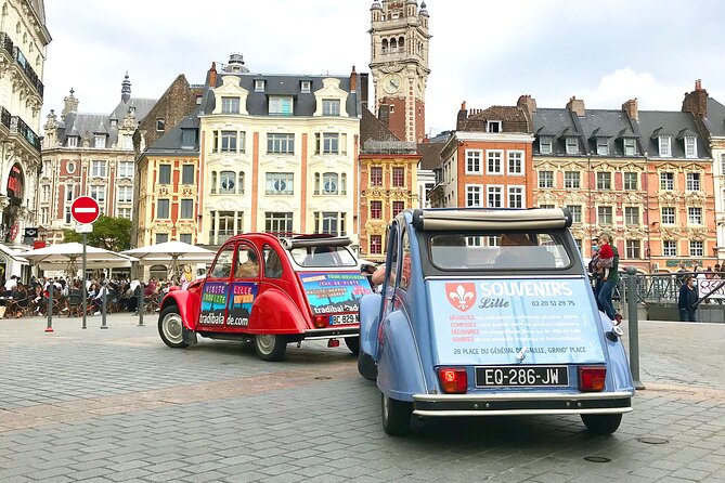 Unique Tour of Lille by Convertible 2CV - 1h00 - Hospice Comtesse and Lille’s museum side