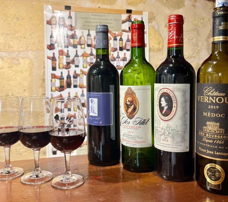 Workshop Bordeaux wine tasting: 4 reds & charcuterie pairing - Why this short Bordeaux class works