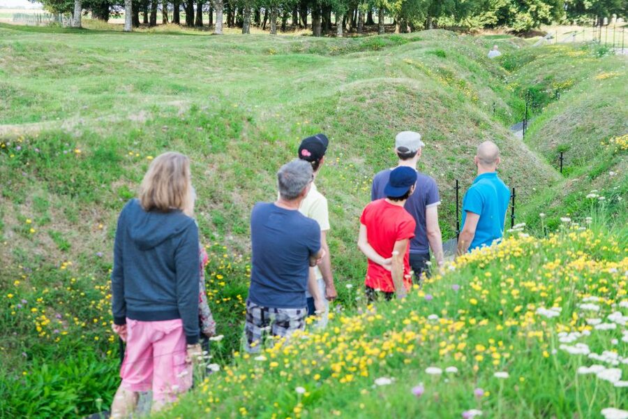 WWI Somme Battlefields Day Trip from Paris - Pozieres keeps the schedule moving